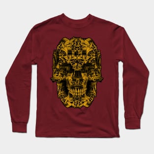 Heavy Equipment Skull Long Sleeve T-Shirt